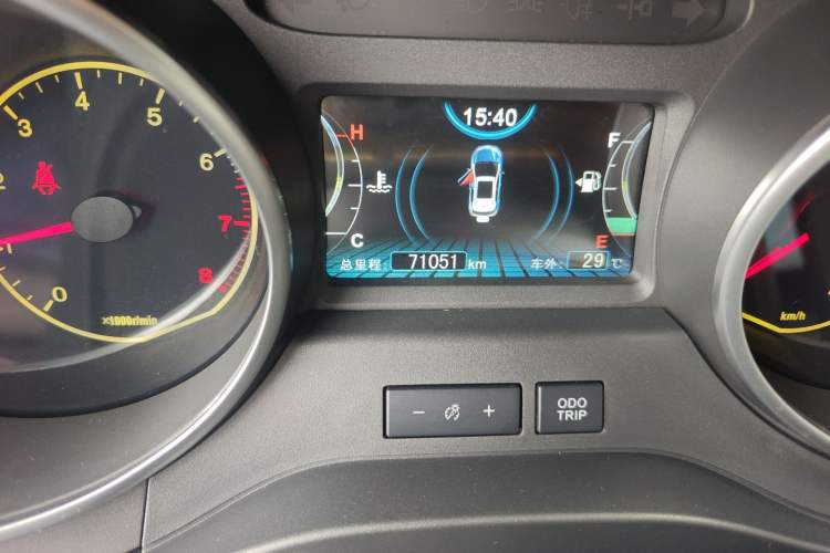 Used BYD Yuan 2016 1.5L Manual Luxury Model Odometer Close Up