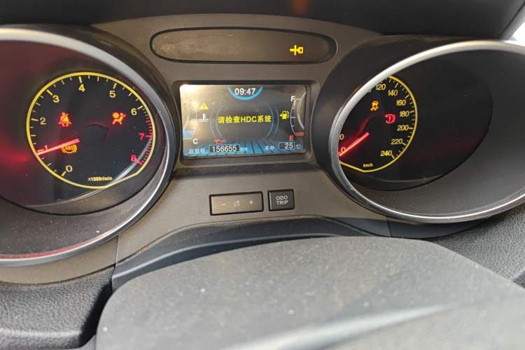 Used BYD Yuan 2016 1.5L Manual Luxury Version Odometer Close Up