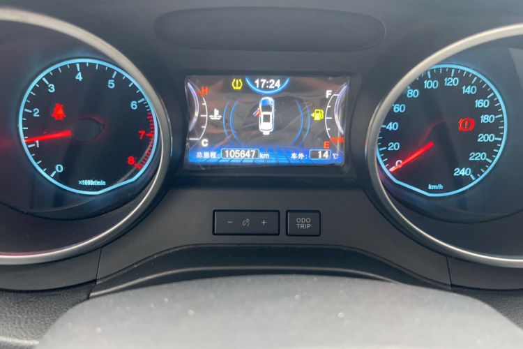 Used BYD Yuan 2016 1.5L Manual Luxury Model Odometer Close Up