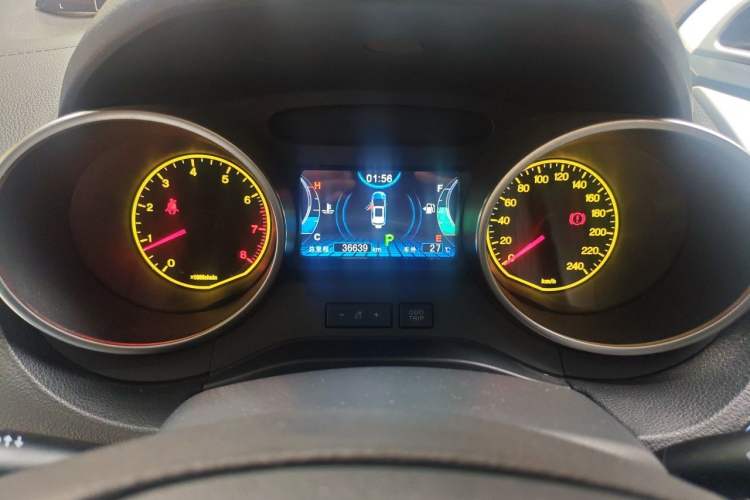 Used BYD Yuan 2017 1.5L Automatic Cool & Stylish Model Odometer Close Up