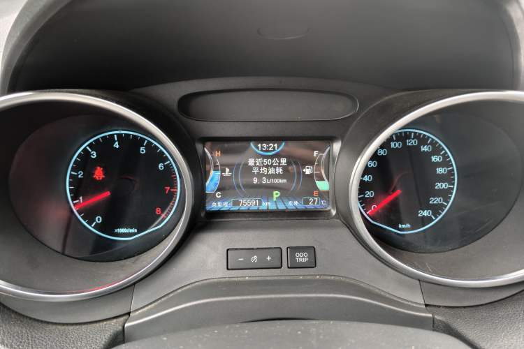 Used BYD Yuan 2017 1.5L Automatic Cool & Connected Model Odometer Close Up