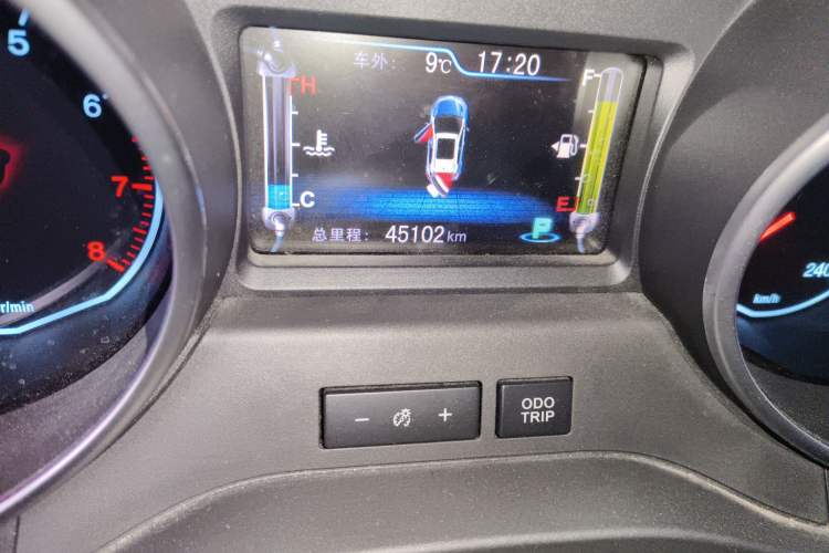 Used BYD Yuan 2017 1.5L Automatic Cool & Connected Model Odometer Close Up