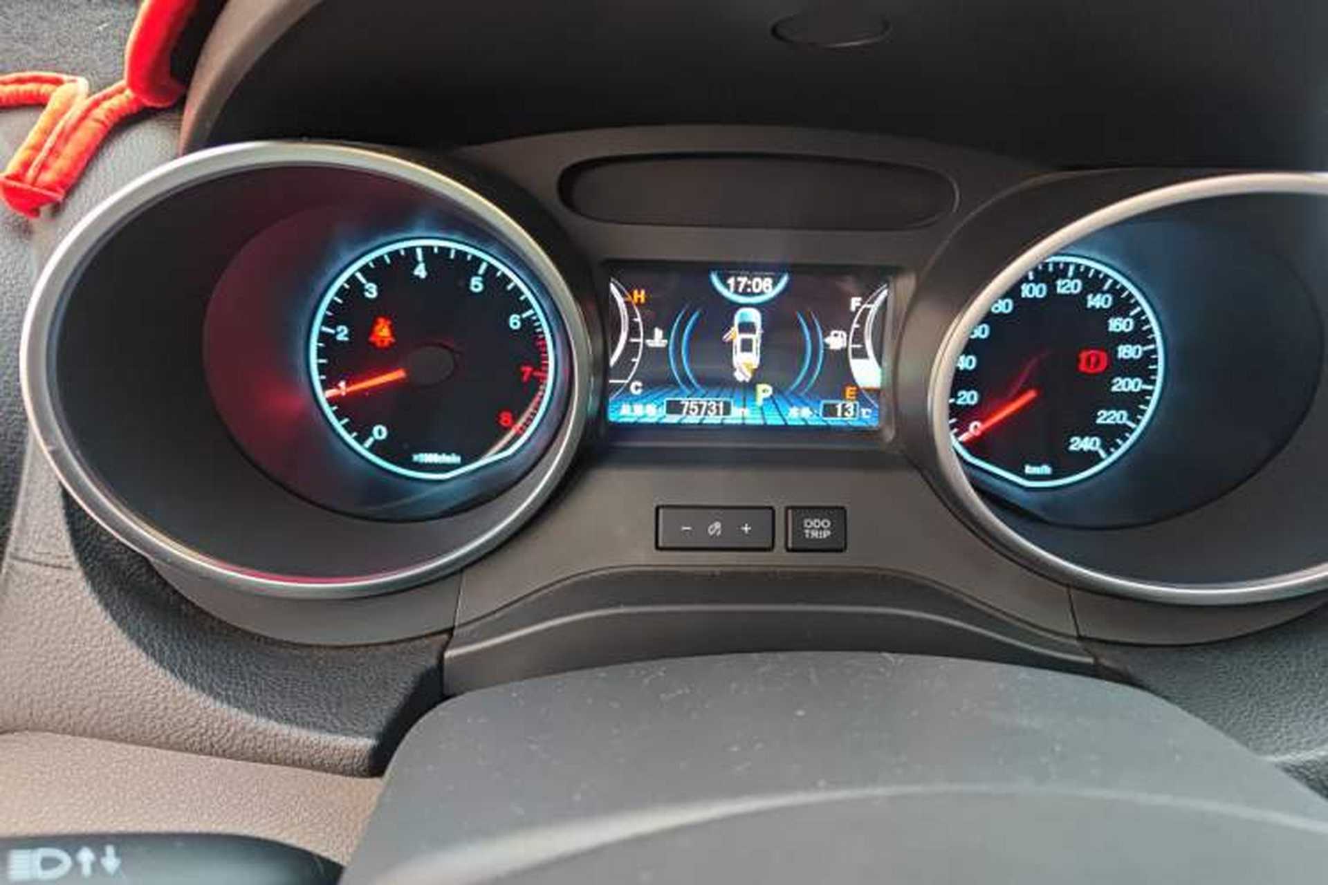 Used BYD Yuan 2017 1.5L Automatic Cool & Connected Model Odometer Close Up