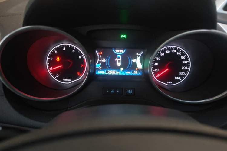 Used BYD Yuan 2017 1.5L Automatic Cool & Connected Model Odometer Close Up