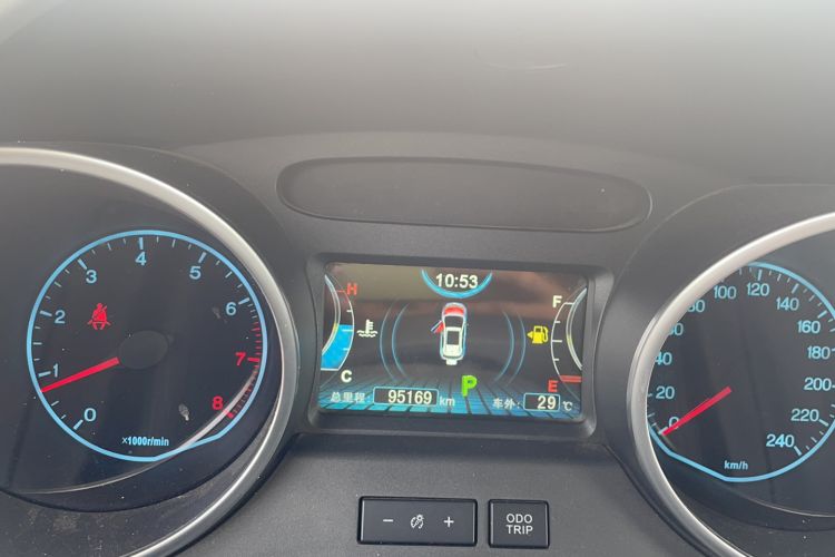 Used BYD Yuan 2017 1.5L Automatic Cool & Connected Model Odometer Close Up