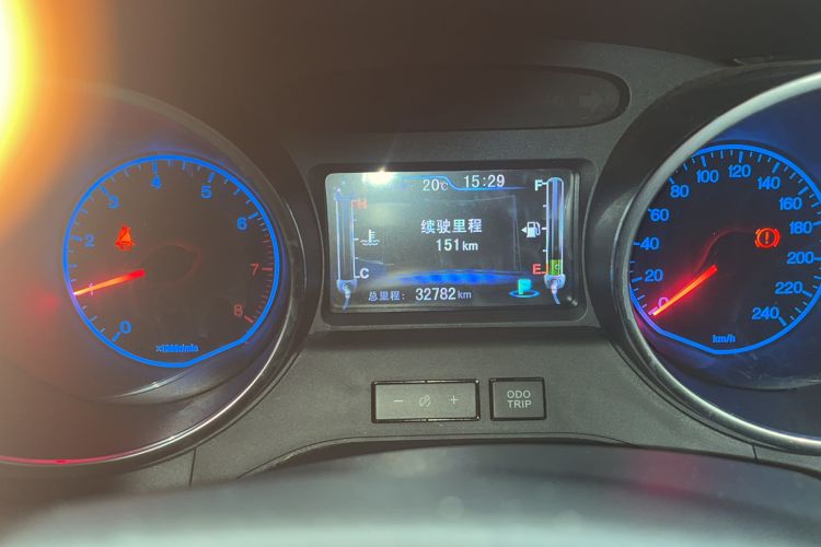 Used BYD Yuan 2017 1.5L Automatic Cool & Connected Model Odometer Close Up