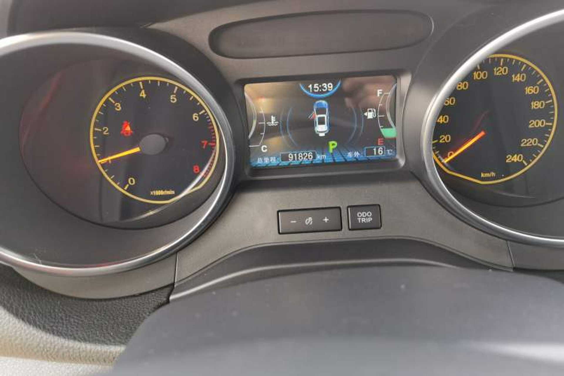 Used BYD Yuan 2017 1.5L Automatic Cool & Connected Model Odometer Close Up