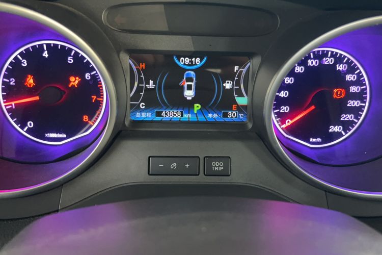 Used BYD Yuan 2017 1.5L Automatic Cool & Stylish Model Odometer Close Up
