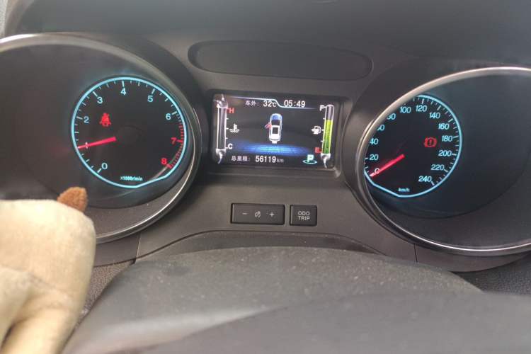 Used BYD Yuan 2017 1.5L Automatic Cool & Stylish Model Odometer Close Up