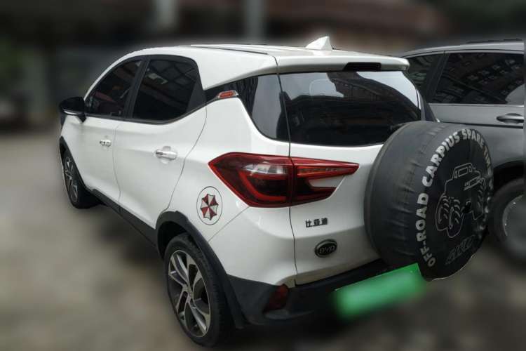 Used BYD Yuan 2017 1.5L Automatic Cool & Connected Model Rear Left 45 Deg