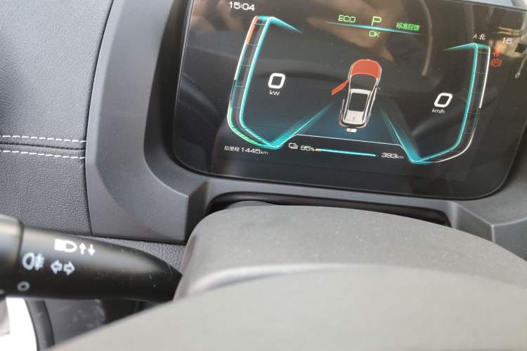 Used BYD Yuan New Energy 2019 EV535 High-Energy Leading Edition Odometer Close Up