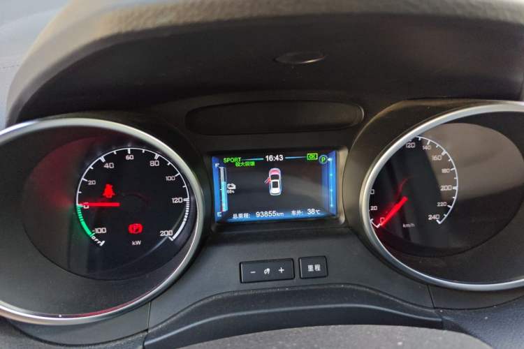Used BYD Yuan New Energy 2018 EV360 Smart Connect Cool Edition Instrument Cluster