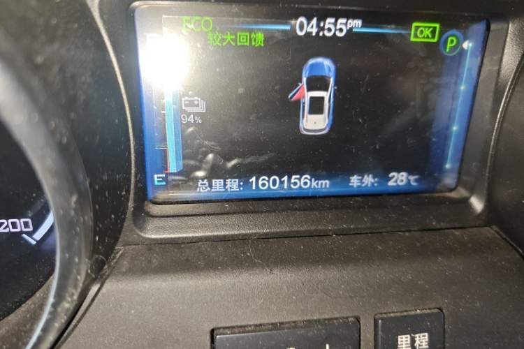 Used BYD Yuan New Energy 2018 EV360 Smart Connect Cool Edition Odometer Close Up
