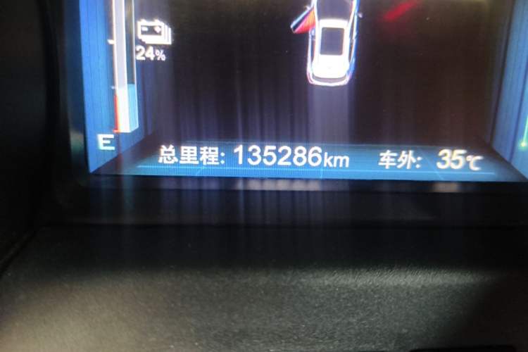 Used BYD Yuan New Energy 2018 EV360 Smart Connect Cool Edition Odometer Close Up