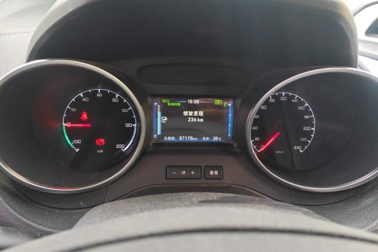 Used BYD Yuan New Energy 2018 EV360 Smart Connect Cool Edition Odometer Close Up