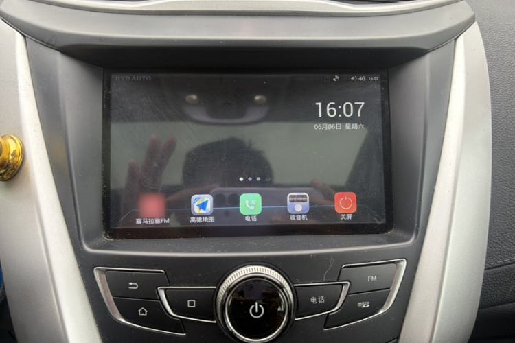 Used BYD Yuan New Energy 2018 EV360 Smart Connected Cool Model Audio And AC Panel