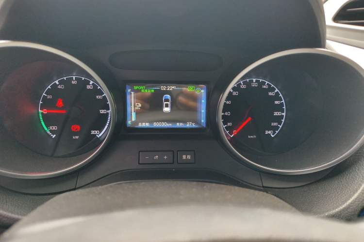Used BYD Yuan New Energy 2018 EV360 Smart Connect Cool Edition Odometer Close Up