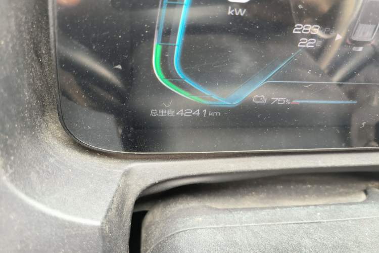 Used BYD Yuan New Energy 2019 EV360 Smart Connect Leading Model Odometer Close Up