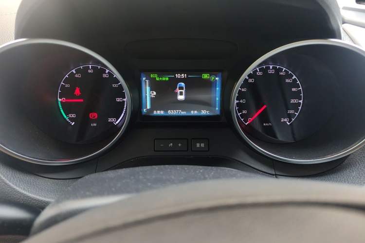 Used BYD Yuan New Energy 2019 EV360 Smart Connect Elite Model Odometer Close Up