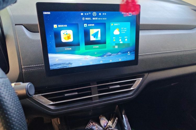Used BYD Yuan New Energy 2019 EV535 Smart Connect Trendsetting Model Audio And AC Panel