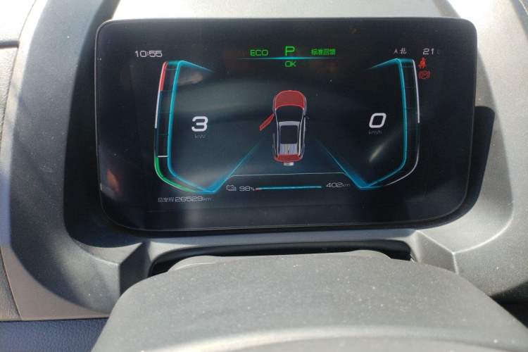 Used BYD Yuan New Energy 2019 EV535 Smart Connect Trendsetting Model Instrument Cluster