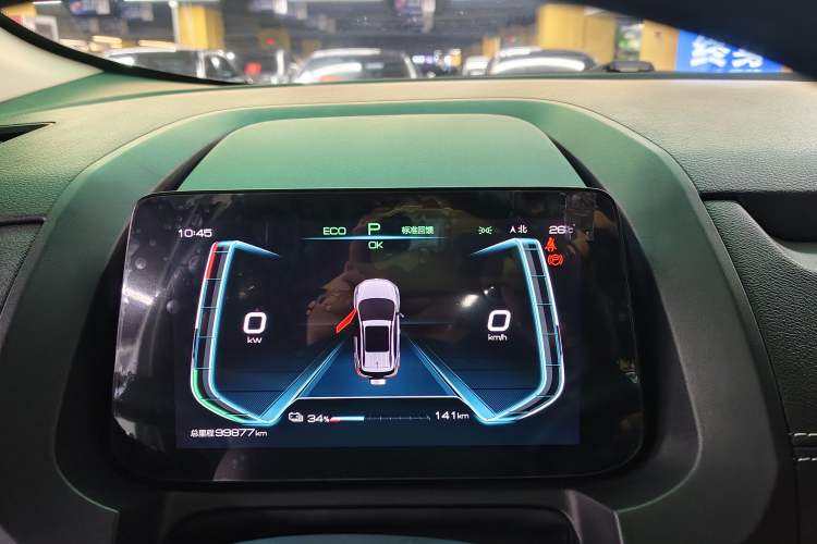 Used BYD Yuan New Energy 2019 EV535 Smart Connect Trendsetting Model Instrument Cluster