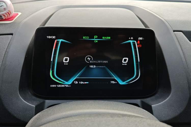 Used BYD Yuan New Energy 2019 EV535 Smart Connect Trendsetting Model Instrument Cluster