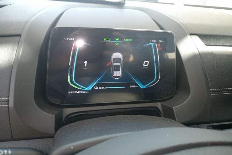 Used BYD Yuan New Energy 2019 EV535 Smart Connect Trendsetting Model Instrument Cluster