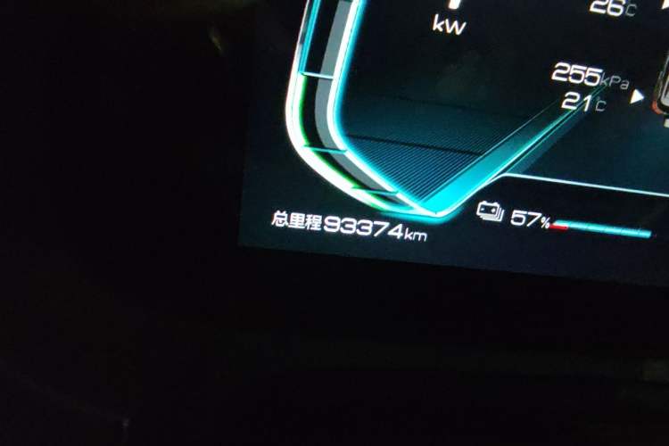 Used BYD Yuan New Energy 2019 EV535 High-Energy Leading Edition Odometer Close Up
