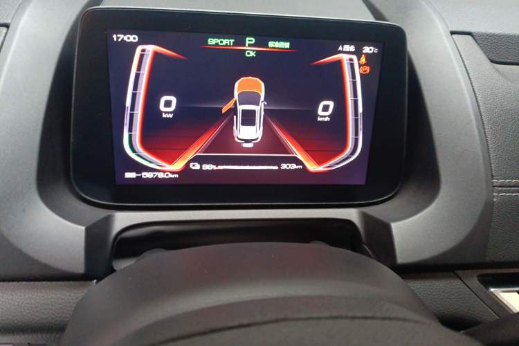 Used BYD Yuan New Energy 2019 EV535 Smart Connect Trendsetting Model Odometer Close Up