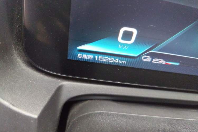 Used BYD Yuan New Energy 2019 EV535 High-Energy Leading Edition Odometer Close Up