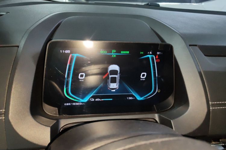 Used BYD Yuan New Energy 2019 EV360 Smart Connect Enjoyment Model Odometer Close Up