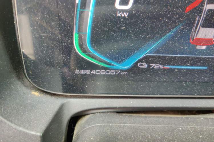 Used BYD Yuan New Energy 2019 EV535 Smart Connect Trendsetting Model Odometer Close Up