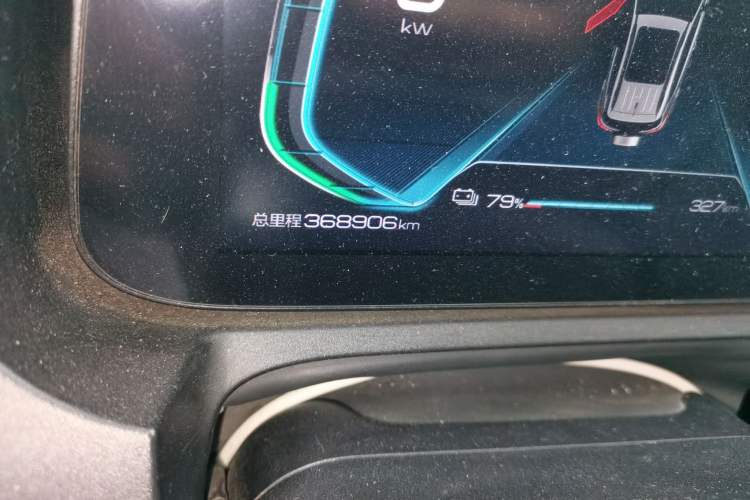 Used BYD Yuan New Energy 2019 EV535 Smart Connect Trendsetting Model Odometer Close Up