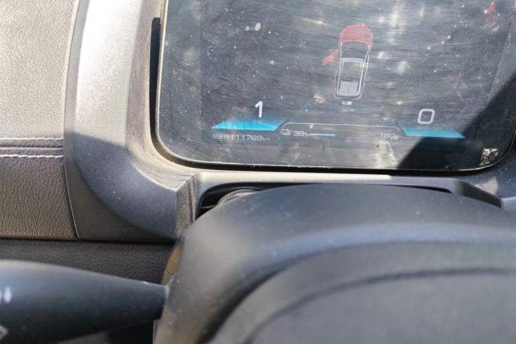 Used BYD Yuan New Energy 2019 EV535 Smart Connect Elite Model Odometer Close Up