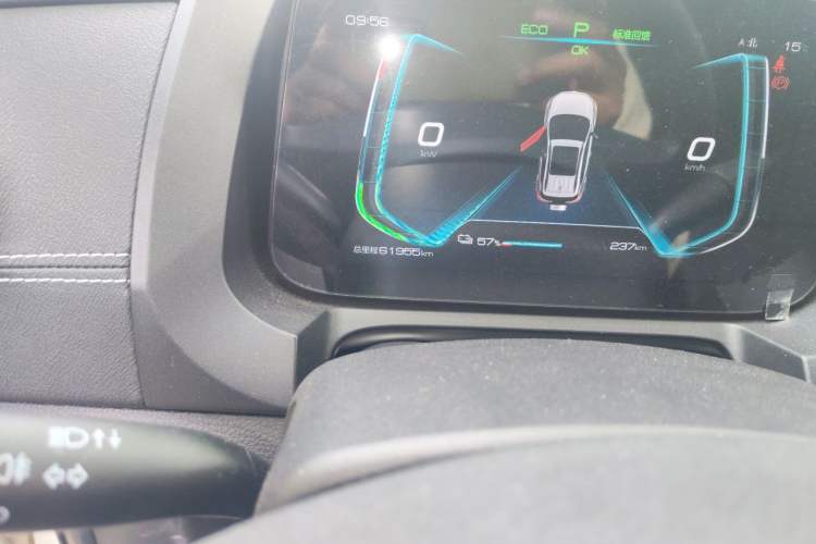 Used BYD Yuan New Energy 2019 EV535 High-Energy Leading Edition Odometer Close Up