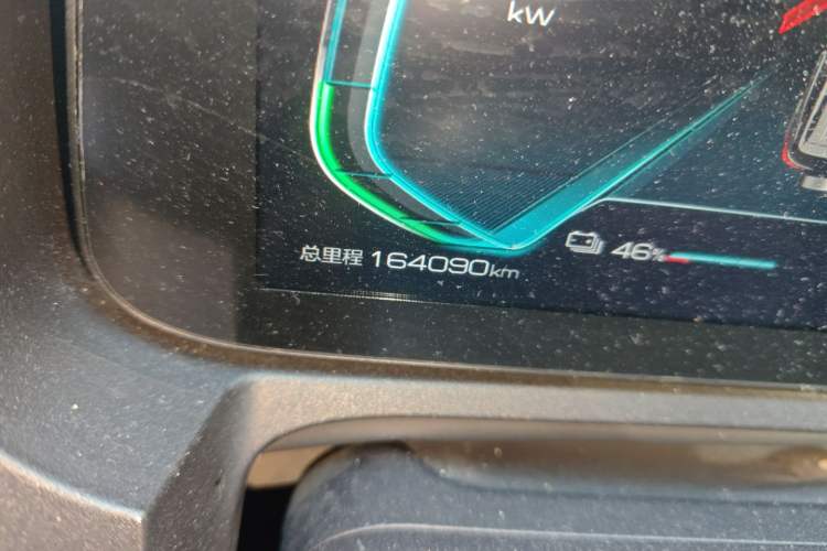 Used BYD Yuan New Energy 2019 EV535 Smart Connect Elite Model Odometer Close Up