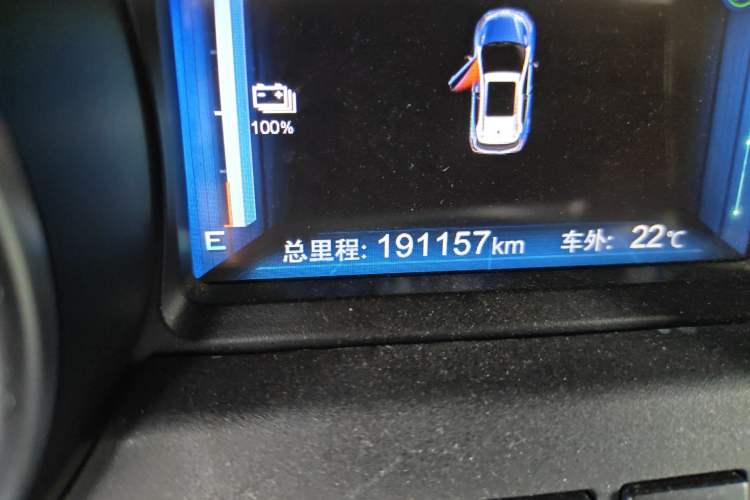 Used BYD Yuan New Energy 2019 EV360 Smart Connect Leading Model Odometer Close Up