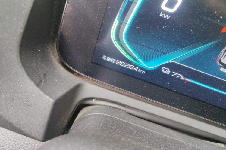 Used BYD Yuan New Energy 2019 EV535 High-Energy Leading Edition Odometer Close Up