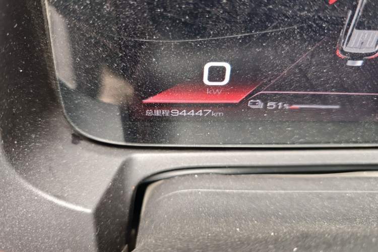 Used BYD Yuan New Energy 2019 EV535 Smart Connect Trendsetting Model Odometer Close Up