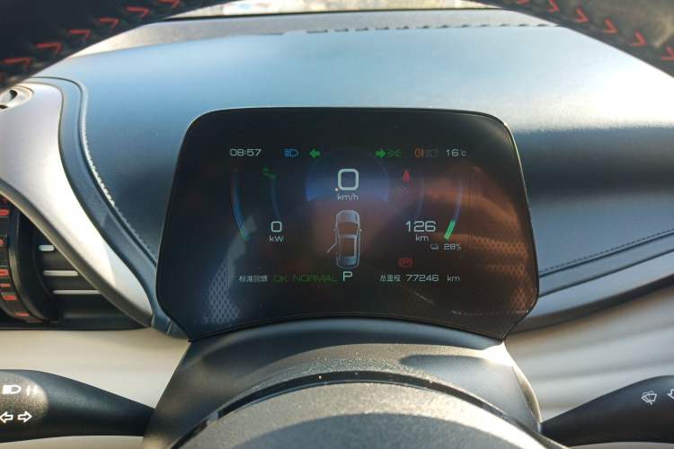 Used BYD Yuan PLUS 2022 510 km Flagship Version Instrument Cluster