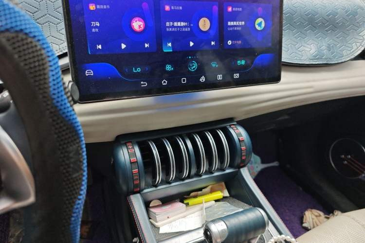 Used BYD Yuan PLUS 2022 510KM Flagship PLUS Audio And AC Panel
