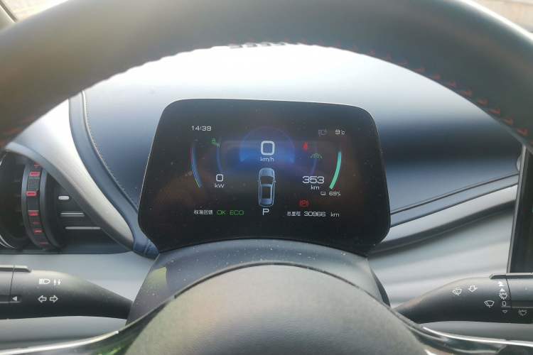 Used BYD Yuan PLUS 2022 510 km Flagship Version Instrument Cluster