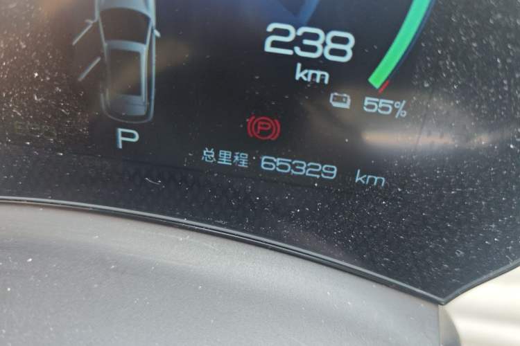 Used BYD Yuan PLUS 2022 430 km Luxury Version Odometer Close Up