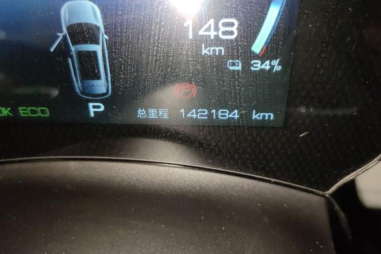 Used BYD Yuan PLUS 2022 510 km Flagship Version Odometer Close Up