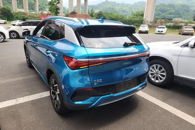 Used BYD Yuan PLUS 2022 510 km Flagship Version Rear Left 45 Deg