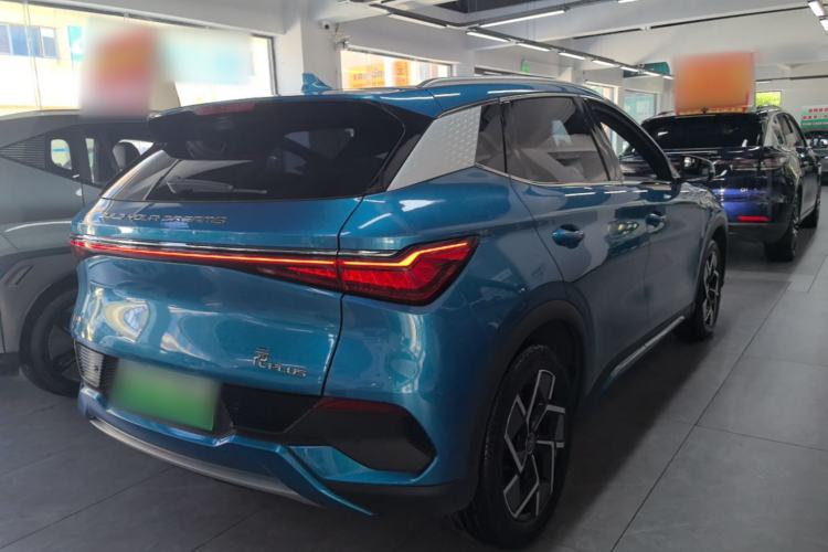 Used BYD Yuan PLUS 2022 510KM Flagship PLUS Rear Right 45 Deg