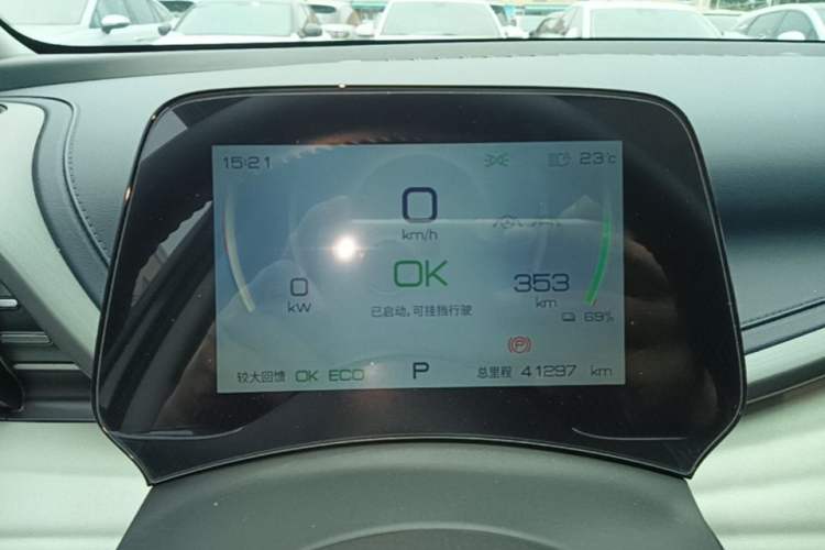 Used BYD Yuan PLUS 2022 510 km Flagship Version Instrument Cluster