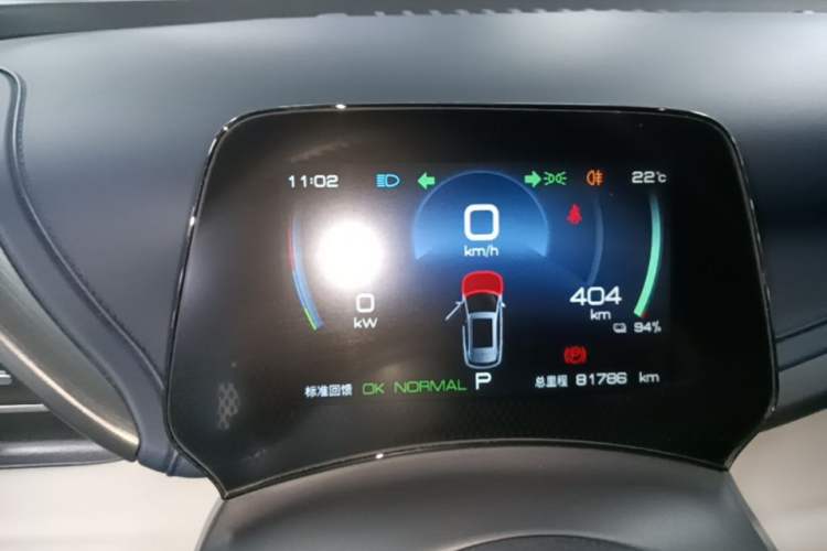 Used BYD Yuan PLUS 2022 430 km Luxury Version Instrument Cluster