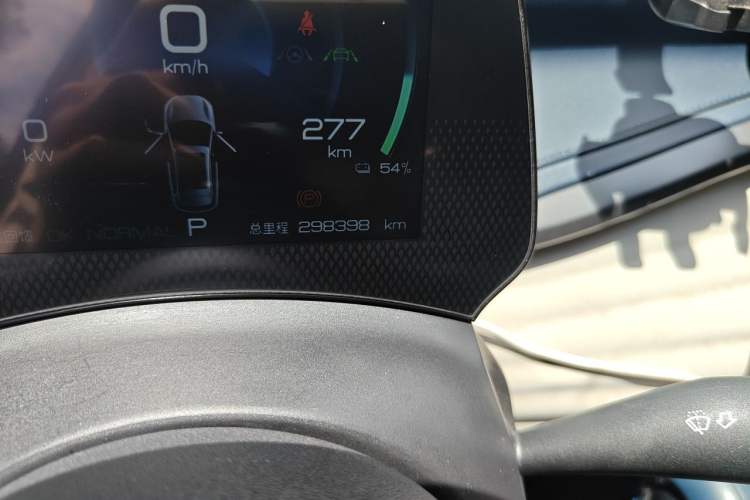 Used BYD Yuan PLUS 2022 510 km Flagship Version Odometer Close Up